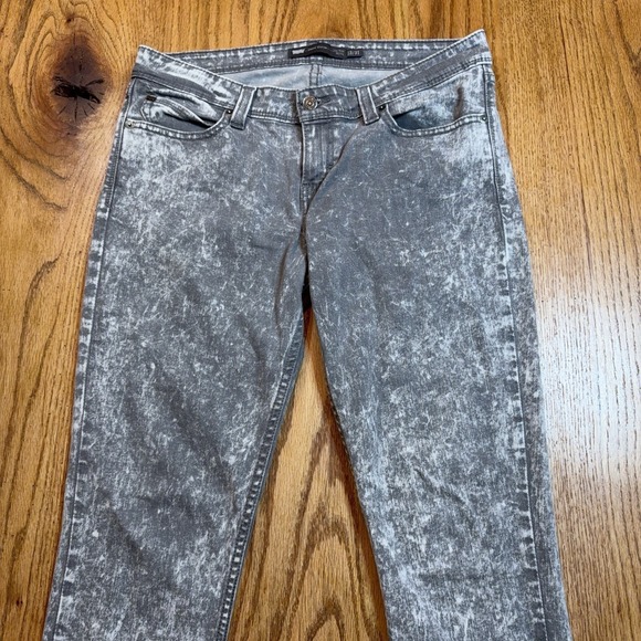 Levi's Demi Curve Low Rise Skinny Jeans Women's 13/31 (34X31) Gray Acid Wash - Picture 3 of 12
